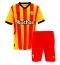 Otroški RC Lens Replika nogometni dresi kompleti Domači 2024-25 Kratek Rokav (+ hlače)