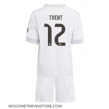 Otroški Real Madrid Alexander-Arnold #12 Replika nogometni dresi kompleti Domači 2025-26 Kratek Rokav (+ hlače)