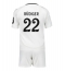 Otroški Real Madrid Antonio Rudiger #22 Replika nogometni dresi kompleti Domači 2024-25 Kratek Rokav (+ hlače)