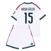 Otroški Real Madrid Arda Guler #15 Replika nogometni dresi kompleti Domači 2026-27 Kratek Rokav (+ hlače)