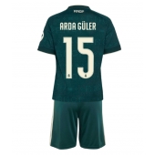 Otroški Real Madrid Arda Guler #15 Replika nogometni dresi kompleti Gostujoči 2026-27 Kratek Rokav (+ hlače)