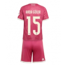 Otroški Real Madrid Arda Guler #15 Replika nogometni dresi kompleti Tretji 2026-27 Kratek Rokav (+ hlače)