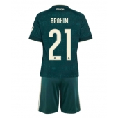 Otroški Real Madrid Brahim Diaz #21 Replika nogometni dresi kompleti Gostujoči 2026-27 Kratek Rokav (+ hlače)