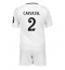 Otroški Real Madrid Daniel Carvajal #2 Replika nogometni dresi kompleti Domači 2024-25 Kratek Rokav (+ hlače)