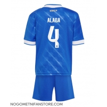 Otroški Real Madrid David Alaba #4 Replika nogometni dresi kompleti Tretji 2025-26 Kratek Rokav (+ hlače)