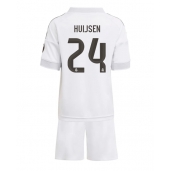Otroški Real Madrid Dean Huijsen #24 Replika nogometni dresi kompleti Domači 2025-26 Kratek Rokav (+ hlače)