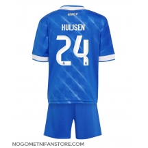 Otroški Real Madrid Dean Huijsen #24 Replika nogometni dresi kompleti Tretji 2025-26 Kratek Rokav (+ hlače)