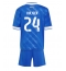 Otroški Real Madrid Dean Huijsen #24 Replika nogometni dresi kompleti Tretji 2025-26 Kratek Rokav (+ hlače)