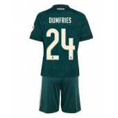 Otroški Real Madrid Denzel Dumfries #24 Replika nogometni dresi kompleti Gostujoči 2026-27 Kratek Rokav (+ hlače)