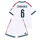 Otroški Real Madrid Eduardo Camavinga #6 Replika nogometni dresi kompleti Domači 2026-27 Kratek Rokav (+ hlače)