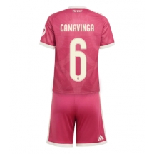 Otroški Real Madrid Eduardo Camavinga #6 Replika nogometni dresi kompleti Tretji 2026-27 Kratek Rokav (+ hlače)