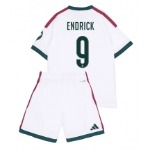 Otroški Real Madrid Endrick #9 Replika nogometni dresi kompleti Domači 2026-27 Kratek Rokav (+ hlače)