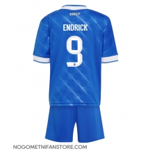 Otroški Real Madrid Endrick #9 Replika nogometni dresi kompleti Tretji 2025-26 Kratek Rokav (+ hlače)