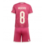 Otroški Real Madrid Federico Valverde #8 Replika nogometni dresi kompleti Tretji 2026-27 Kratek Rokav (+ hlače)