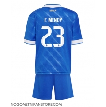 Otroški Real Madrid Ferland Mendy #23 Replika nogometni dresi kompleti Tretji 2025-26 Kratek Rokav (+ hlače)
