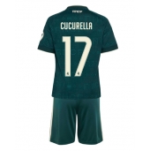 Otroški Real Madrid Marc Cucurella #17 Replika nogometni dresi kompleti Gostujoči 2026-27 Kratek Rokav (+ hlače)