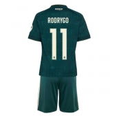 Otroški Real Madrid Rodrygo Goes #11 Replika nogometni dresi kompleti Gostujoči 2026-27 Kratek Rokav (+ hlače)