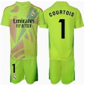 Otroški Real Madrid Thibaut Courtois #1 Vratar Replika nogometni dresi kompleti Tretji 2024-25 Kratek Rokav (+ hlače)