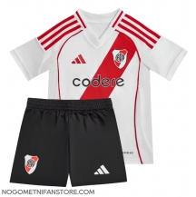Otroški River Plate Replika nogometni dresi kompleti Domači 2024-25 Kratek Rokav (+ hlače)