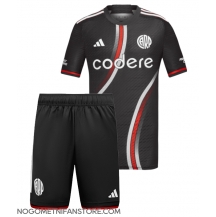 Otroški River Plate Replika nogometni dresi kompleti Tretji 2024-25 Kratek Rokav (+ hlače)