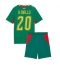 Otroški Senegal Habib Diallo #20 Replika nogometni dresi kompleti Gostujoči SP 2026 Kratek Rokav (+ hlače)
