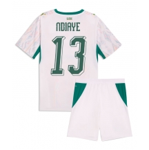 Otroški Senegal Iliman Ndiaye #13 Replika nogometni dresi kompleti Domači SP 2026 Kratek Rokav (+ hlače)