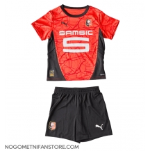 Otroški Stade Rennais Replika nogometni dresi kompleti Domači 2024-25 Kratek Rokav (+ hlače)