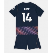 Otroški Tottenham Hotspur Archie Gray #14 Replika nogometni dresi kompleti Gostujoči 2026-27 Kratek Rokav (+ hlače)