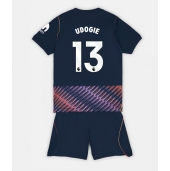 Otroški Tottenham Hotspur Destiny Udogie #13 Replika nogometni dresi kompleti Gostujoči 2026-27 Kratek Rokav (+ hlače)
