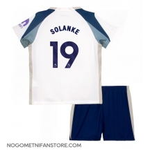 Otroški Tottenham Hotspur Dominic Solanke #19 Replika nogometni dresi kompleti Domači 2025-26 Kratek Rokav (+ hlače)