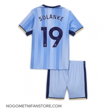 Otroški Tottenham Hotspur Dominic Solanke #19 Replika nogometni dresi kompleti Gostujoči 2024-25 Kratek Rokav (+ hlače)