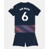 Otroški Tottenham Hotspur Jan Paul van Hecke #6 Replika nogometni dresi kompleti Gostujoči 2026-27 Kratek Rokav (+ hlače)