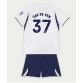 Otroški Tottenham Hotspur Micky van de Ven #37 Replika nogometni dresi kompleti Domači 2026-27 Kratek Rokav (+ hlače)