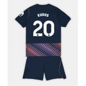 Otroški Tottenham Hotspur Mohammed Kudus #20 Replika nogometni dresi kompleti Gostujoči 2026-27 Kratek Rokav (+ hlače)