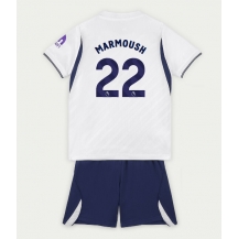 Otroški Tottenham Hotspur Omar Marmoush #22 Replika nogometni dresi kompleti Domači 2026-27 Kratek Rokav (+ hlače)