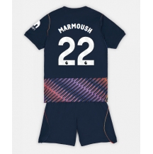 Otroški Tottenham Hotspur Omar Marmoush #22 Replika nogometni dresi kompleti Gostujoči 2026-27 Kratek Rokav (+ hlače)