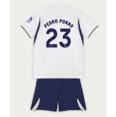 Otroški Tottenham Hotspur Pedro Porro #23 Replika nogometni dresi kompleti Domači 2026-27 Kratek Rokav (+ hlače)