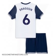 Otroški Tottenham Hotspur Radu Dragusin #6 Replika nogometni dresi kompleti Domači 2024-25 Kratek Rokav (+ hlače)