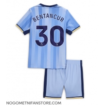 Otroški Tottenham Hotspur Rodrigo Bentancur #30 Replika nogometni dresi kompleti Gostujoči 2024-25 Kratek Rokav (+ hlače)