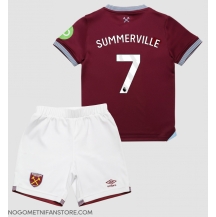 Otroški West Ham United Crysencio Summerville #7 Replika nogometni dresi kompleti Domači 2025-26 Kratek Rokav (+ hlače)