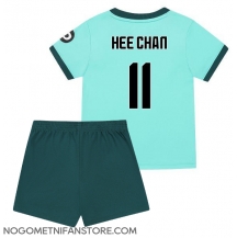 Otroški Wolves Hee-chan Hwang #11 Replika nogometni dresi kompleti Gostujoči 2025-26 Kratek Rokav (+ hlače)