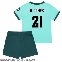 Otroški Wolves Rodrigo Gomes #21 Replika nogometni dresi kompleti Gostujoči 2025-26 Kratek Rokav (+ hlače)