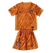 Otroški Združene Države Vratar Replika nogometni dresi kompleti Gostujoči Copa America 2024 Kratek Rokav (+ hlače)