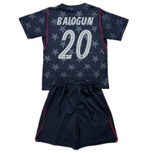 Otroški Združene države Folarin Balogun #20 Replika nogometni dresi kompleti Gostujoči SP 2026 Kratek Rokav (+ hlače)