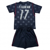 Otroški Združene države Malik Tillman #17 Replika nogometni dresi kompleti Gostujoči SP 2026 Kratek Rokav (+ hlače)