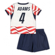 Otroški Združene države Tyler Adams #4 Replika nogometni dresi kompleti Domači SP 2026 Kratek Rokav (+ hlače)