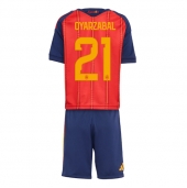 Otroški Španija Mikel Oyarzabal #21 Replika nogometni dresi kompleti Domači SP 2026 Kratek Rokav (+ hlače)