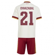 Otroški Španija Mikel Oyarzabal #21 Replika nogometni dresi kompleti Gostujoči SP 2026 Kratek Rokav (+ hlače)