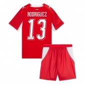 Otroški Švica Ricardo Rodriguez #13 Replika nogometni dresi kompleti Domači SP 2026 Kratek Rokav (+ hlače)
