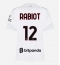 Ženski AC Milan Adrien Rabiot #12 Replika nogometni dresi Gostujoči 2026-27 Kratek Rokav